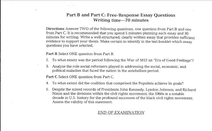 Indian removal act essay questions
